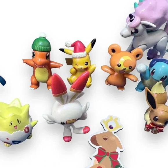 Lot of 11 Pokemon Battle Figure Galarian Ponyta Articulated  Toy Figure PIKACHU - Picture 8 of 9